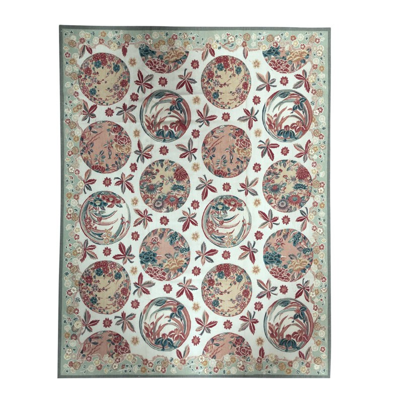 Wool Ikat Area Rug, Rectangle 7'8" x 9'11"