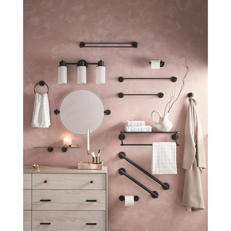 Iso 3-Light Vanity Light, Matte Black
