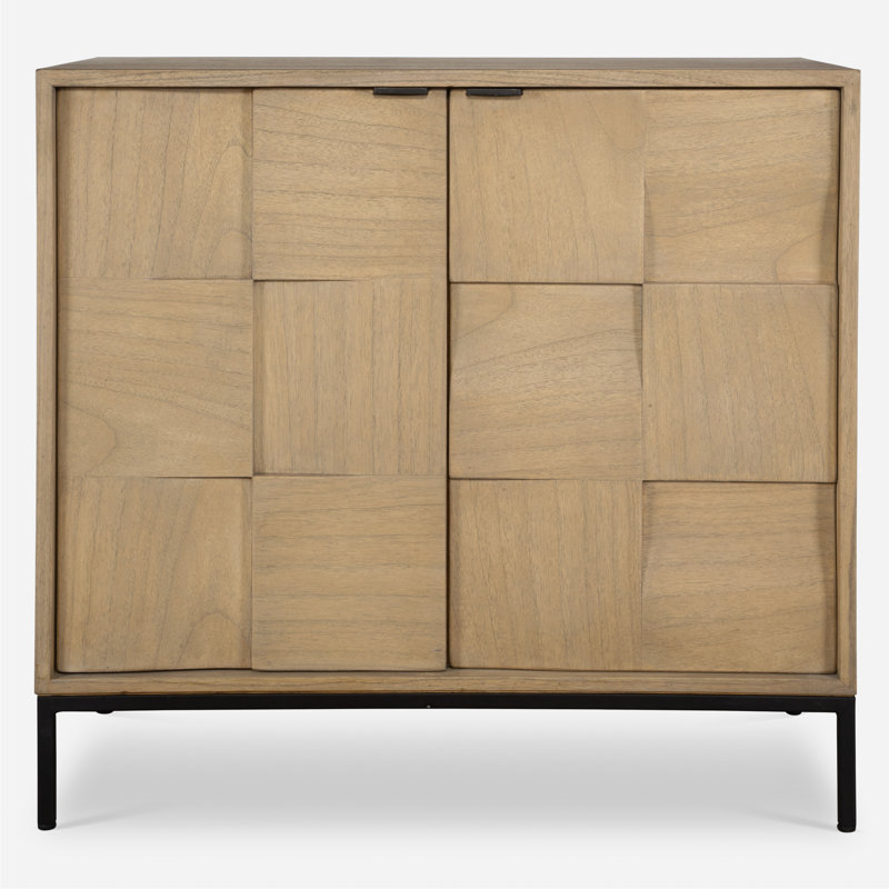 Jianyu Geometric 2 Door Cabinet