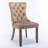 Tufted Solid Wood Velvet Upholstered Dining Chair-883621109