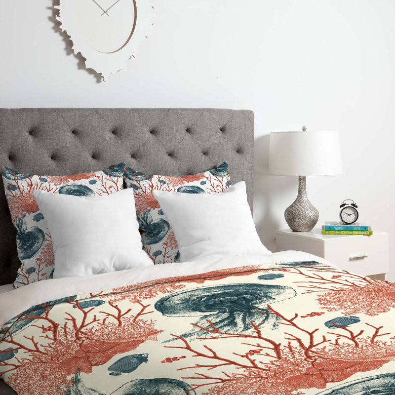 Belle13 Polyester Duvet Cover, Twin/Twin XL Duvet Cover + 1 Standard Sham