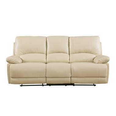 Winston Porter Chloe-Christina 82'' Faux Leather Reclining Sofa