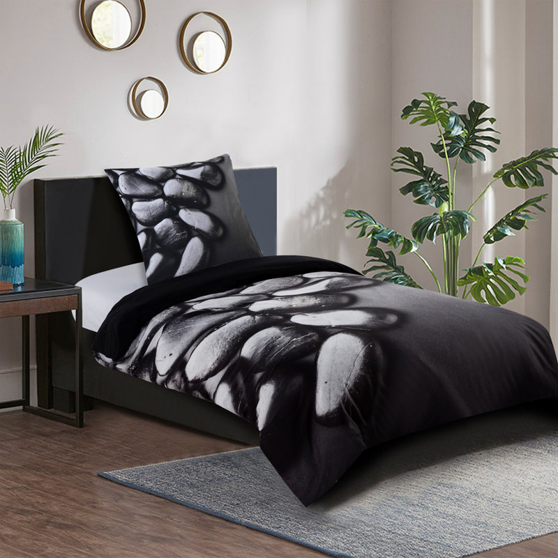 Cotton No Pattern Duvet Cover Set with Pillowcases