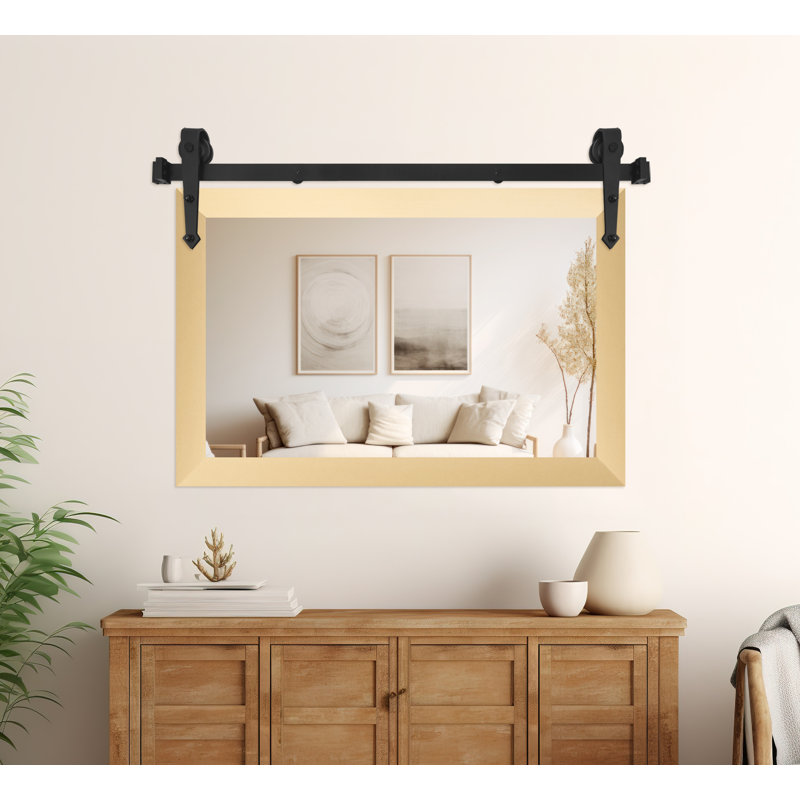 Miroir Masaichi, Or, 33 po x 34 po