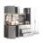 Astro Series 96 In. W X 79 In. H X 20 In. D Garage Cabinet Set B (6-Piece)
