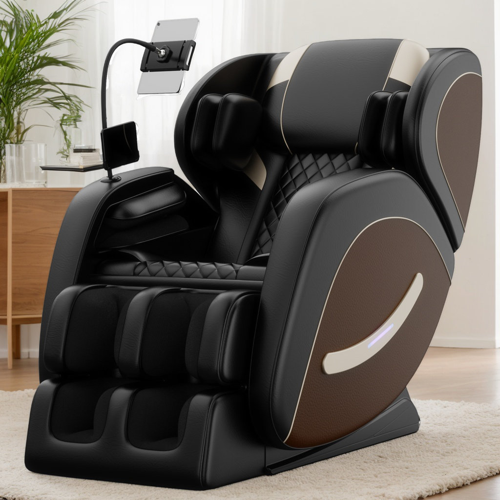 Picture of Inbox Zero Luxury Zero Gravity Massage Chair Recliner With Full Body ...