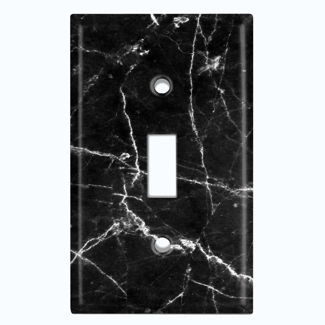 Patterned 1 - Gang Toggle Light Switch Standard Wall Plate WorldAcc