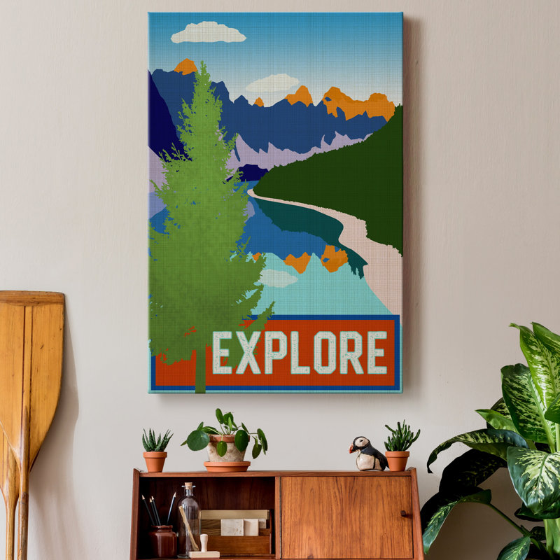 Explore-impression sur toile tendue, H 36 po x l 24 po x P 1 po