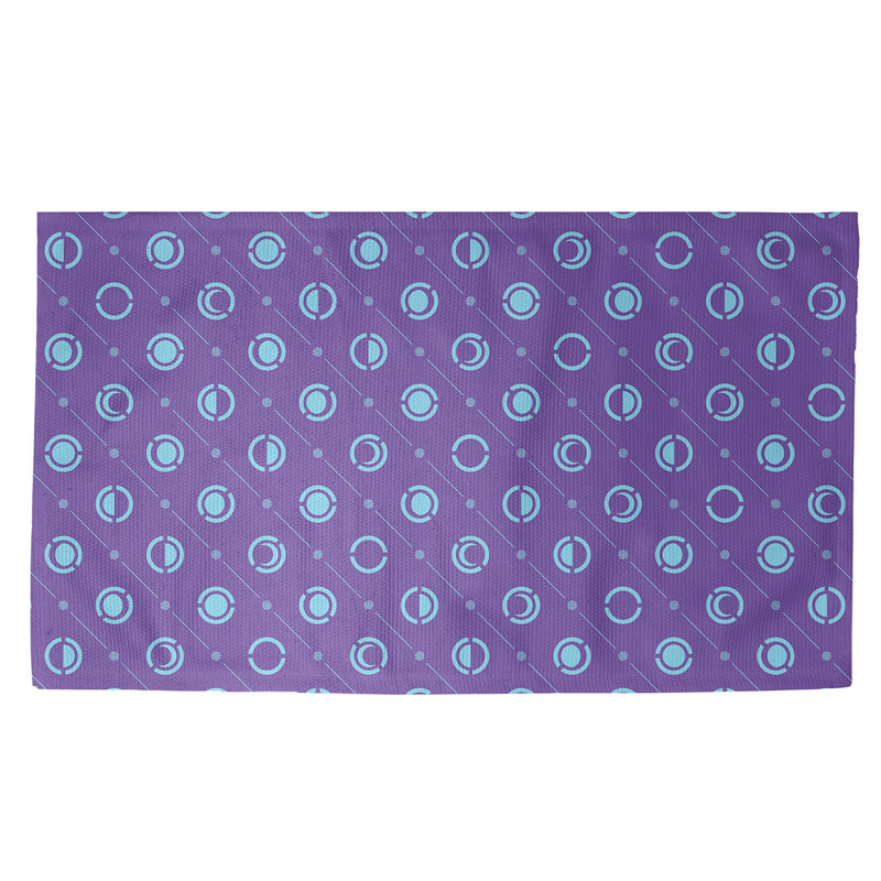 Skeffingt Polka Dots Indoor Rug, Rectangle 3' x 5'