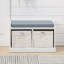 Abbey Canvas Upholstered Storage Bench-1110224352