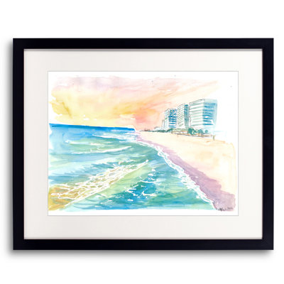 «Cancun Mexico Beach Dreams Scene» par Martina Bleichner - Peinture