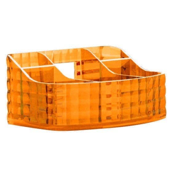 Organisateur de maquillage Glady, Orange