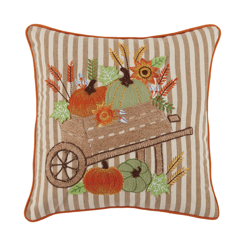 Coussin brodé Harvest