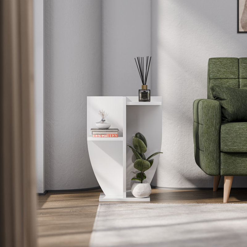 Ceki Plant Stand    , White