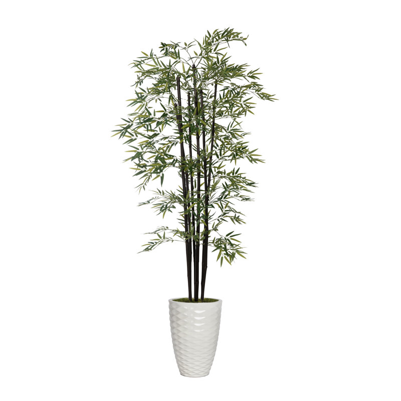 Bambou artificiel 82,9 po en pot