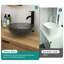 Lavabo de salle de bain avec verre trempé gris et drain escamotable séduisant de 15,52 x 15,52 x 5,19 pouces