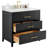 Marlesa 36'' Single Bathroom Vanity with Carrara Marble Top-1350138318