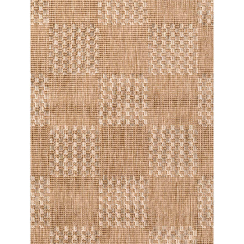 Deslie Chequered 160cm X 230cm Indoor / Outdoor Area Rug