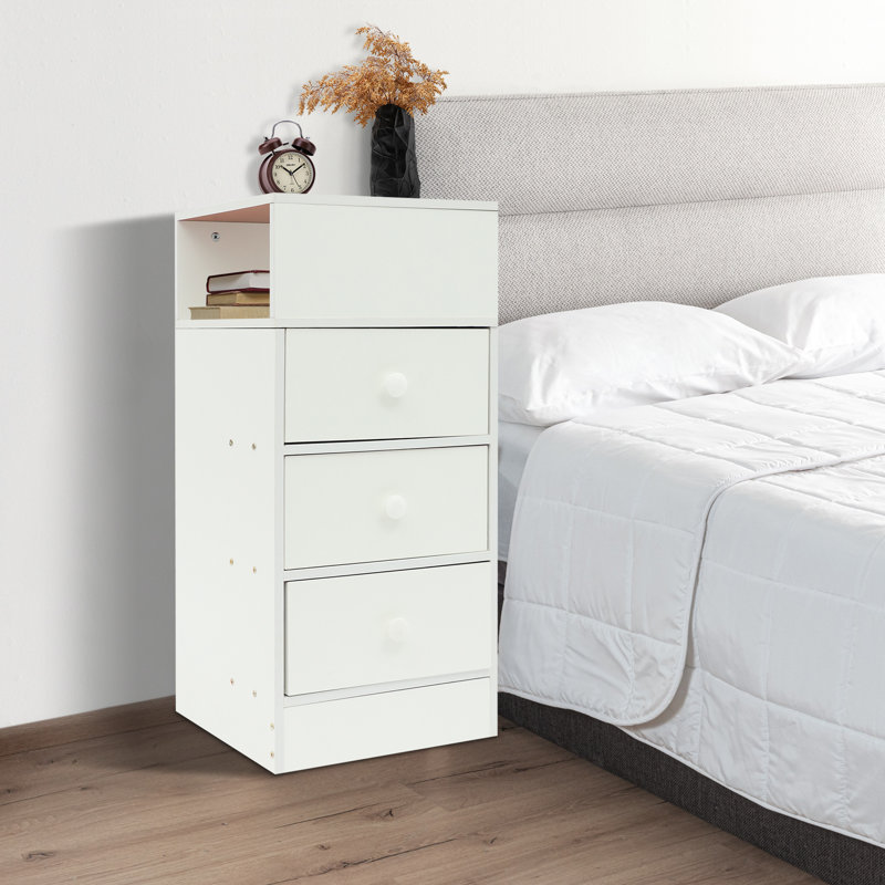 Armoire de rangement de chevet 26 po