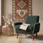 Chaise d'appoint rembourrée avec accoudoirs roulés-1060416592