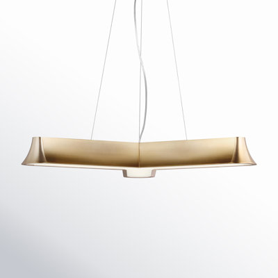 Alta 3 Light Metal Dimmable LED Geometric Chandelier