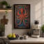 Ornamental Octopus Art Deco - Wrapped Canvas-825134886-825134911