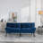 Navy Blue Convertible Folding Modern sofa Bed
