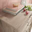 Commode 4 tiroirs, finition grise