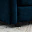 Canapé modulaire en chenille bleu 4