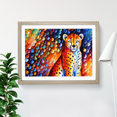 Cheetah Vol.1 Abstract - Single Picture Frame Painting