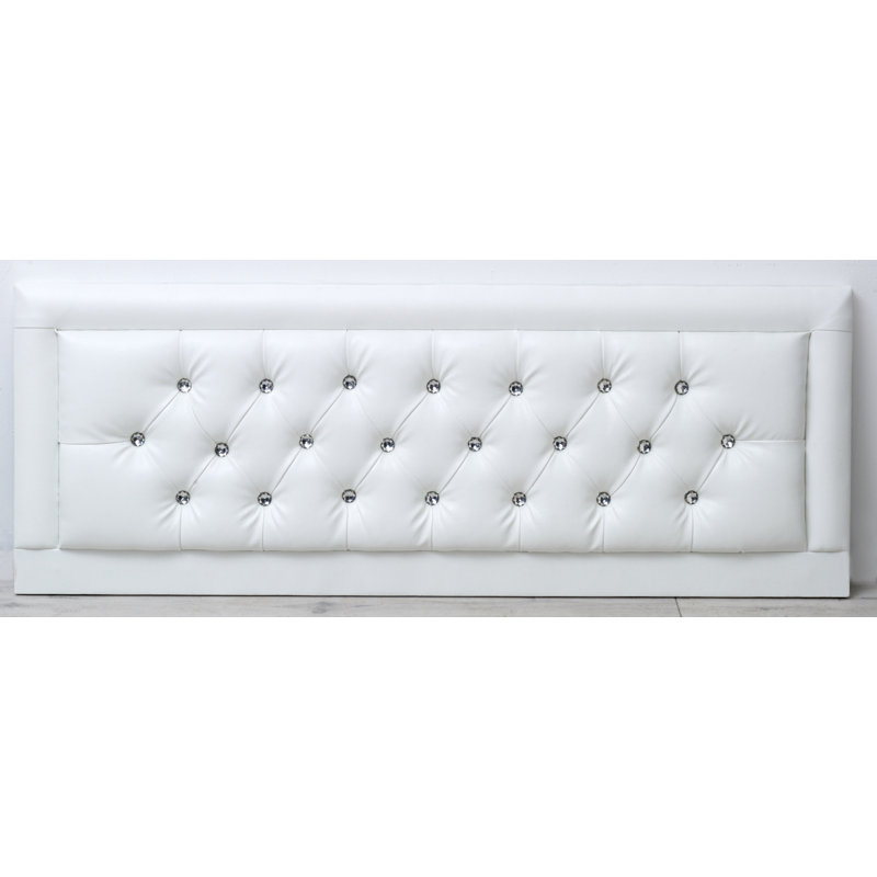 Tabor Upholstered Headboard, Single (3'), White