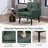 Cottle Mid Century Accent Chair, Fabric Living Room Chairs with Wooden Frame, Cozy Armchair Reading Chair with Comfy Back for Apartment, Living Room, Bedroom, Waiting Room, Small Space, Corner, Green-112703287