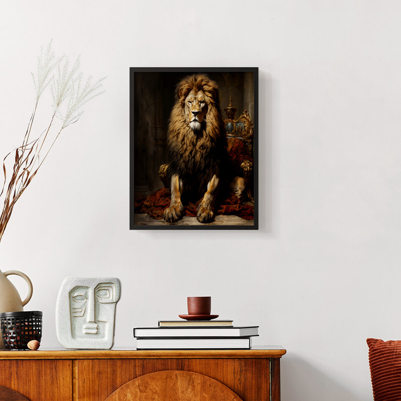 ANIMALS Series CLxxxi - reproduction encadrée de qualité supérieure - prête à être accrochée - aucun clou requis