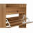 Rattan, Allen 2 Door 1 Drawer Cabinet, Shoe Rack, Double Layer, Suitable For Entrance-1718250151
