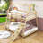 Chaudhry Twin over Queen Wooden Bunk Bed with Climbing Ramp and Climbing Nets-1271034602