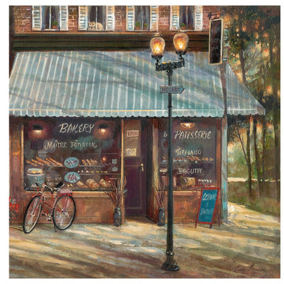 Pastry Shop by Ruane Manning - Wrapped Canvas Painting