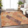 Premium Machine Washable Prisco Orange Rug