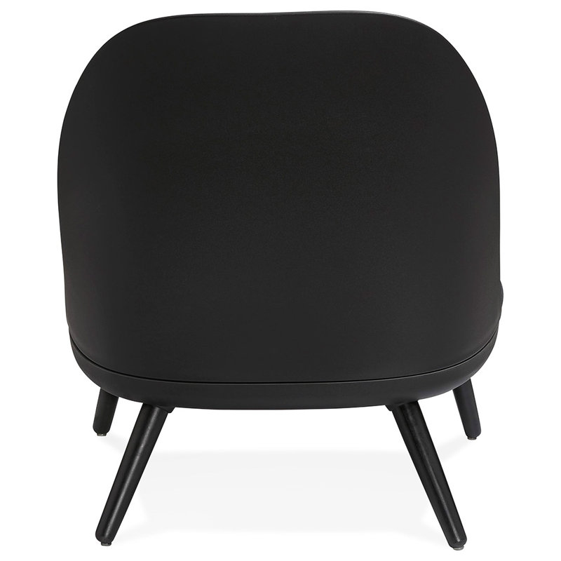 Marcel Upholstered Accent Chair, Black/Dark Grey, Black