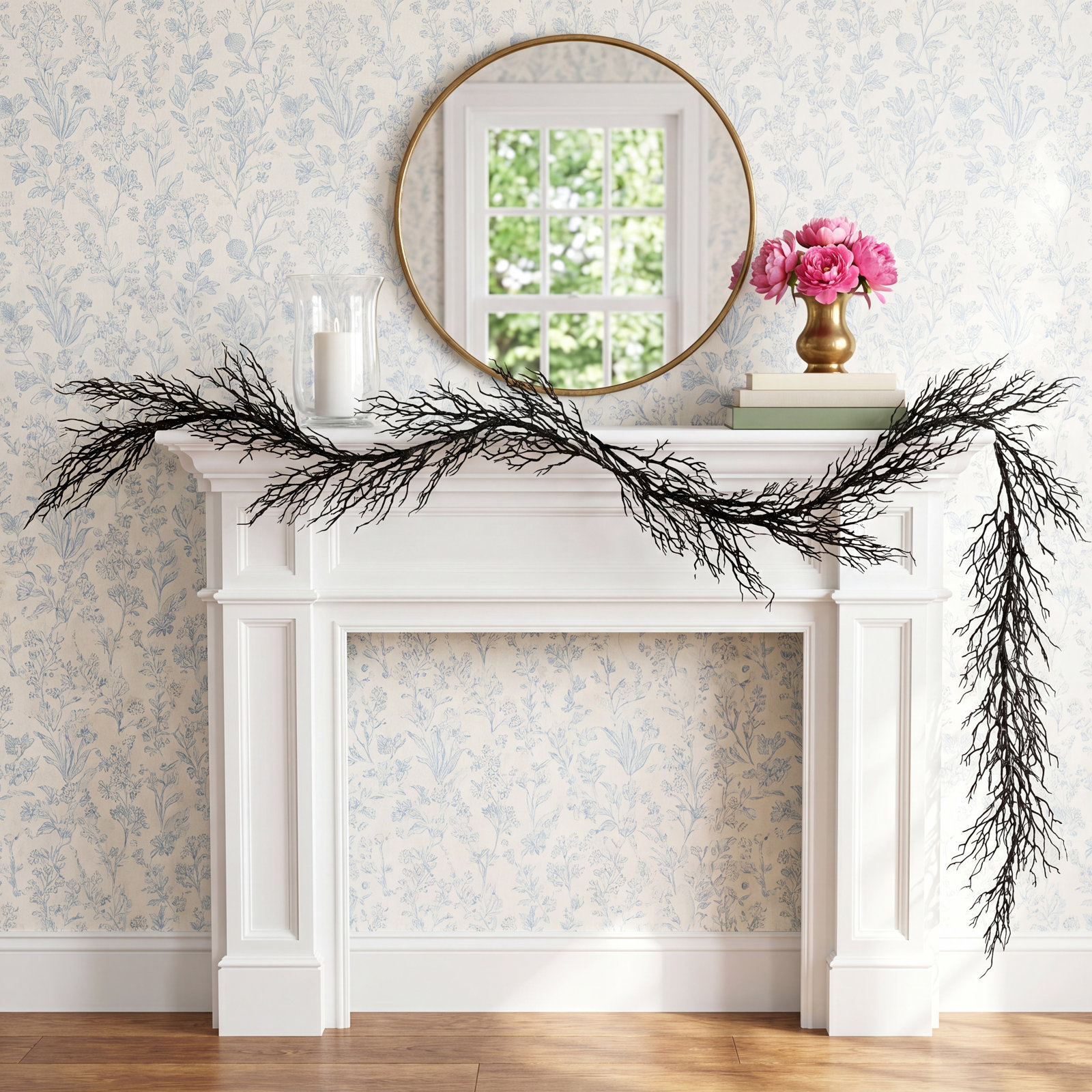 72" Twig Halloween Garland