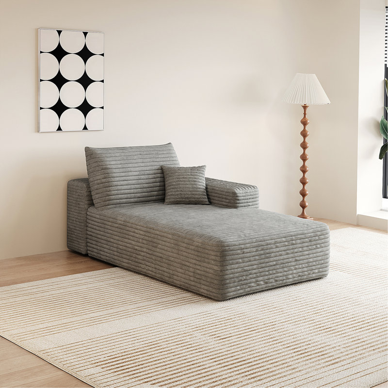Y159-R-SLEEPER-GREY canapé-lit droit gris