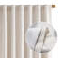 Linen Blend Solid Colour Rod Pocket Curtains-1721030776-1712717272