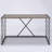 Rectangular Desk, Rustic Oak & Antique Black