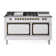 ILVE Nostalgie II Noblesse 60 in Dual Fuel Range 7 Burner, Griddle, Frenchtop