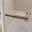 Porte de baignoire coulissante double sans cadre-119432186