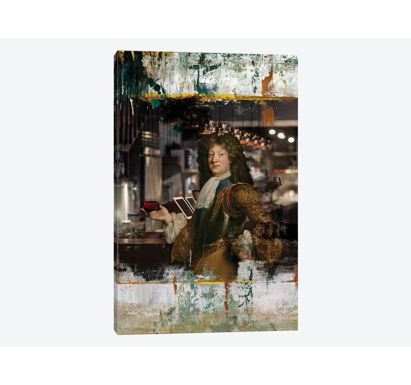 « bravos », impression sur toile, H 40 po x l 26 po x P 1,5 po, Pas de tapis, Toile tendue