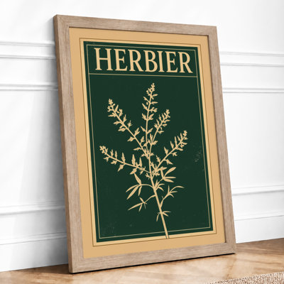 Gilded Herbier Botanical - Print
