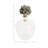 Mercer41 Stella Stone And Glass Jar, Clear/Frost-1223561659