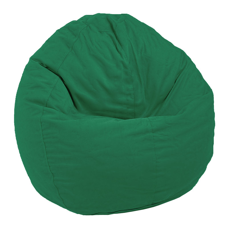 Fauteuil à billes en coton Comfy Bean, Terre