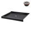 Base de douche en acrylique noir brillant avec drain central 48 "x 36" Streamline NT-2242-48BL-CR Stream, drain inclus
