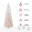 Sapin de Noël artificiel non éclairé